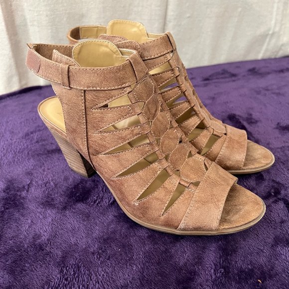 Naturalizer Open Toe Heel Sandals Size 10 - Picture 2 of 4